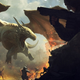 Illustration for article titled This Game Art Wages Total War On Robots, Dragons and Fast Cars